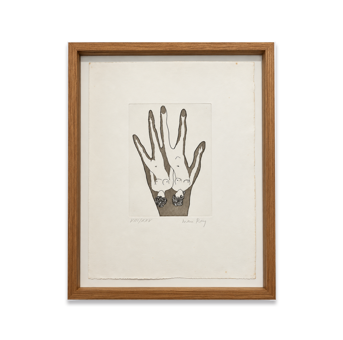 Man Ray - Gravura em Metal 1969