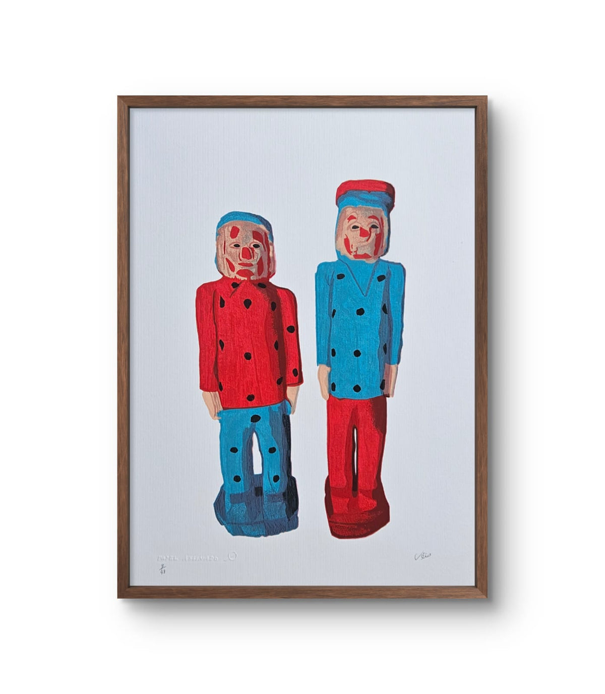Véio - Palhaços - Serigrafia