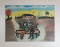 José Antonio da Silva - Gravura em Metal Aquarelada