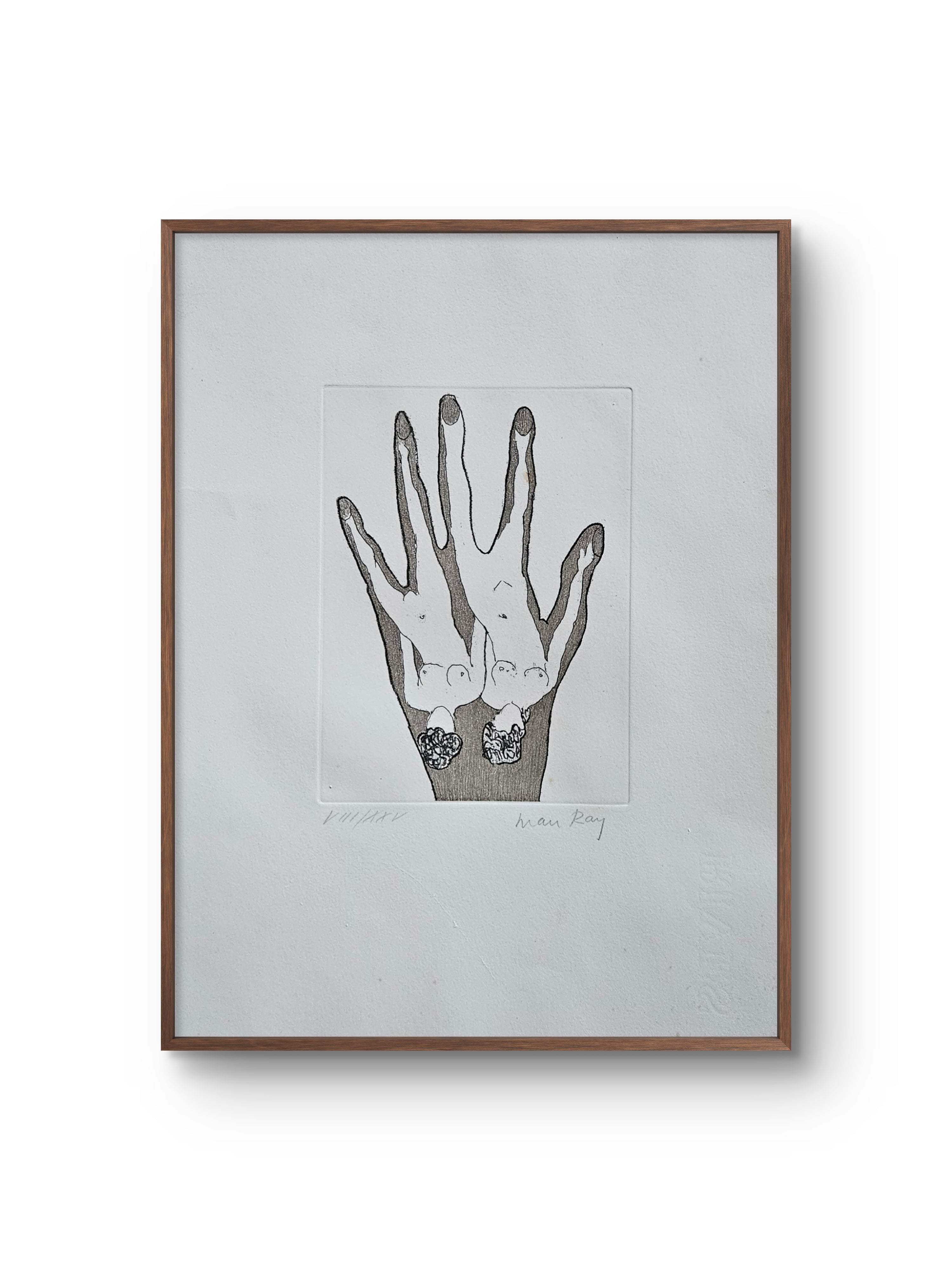 Man Ray - Gravura em Metal 1969