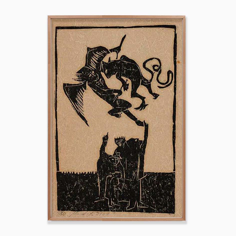 Manuel Messias - Xilogravura 1967