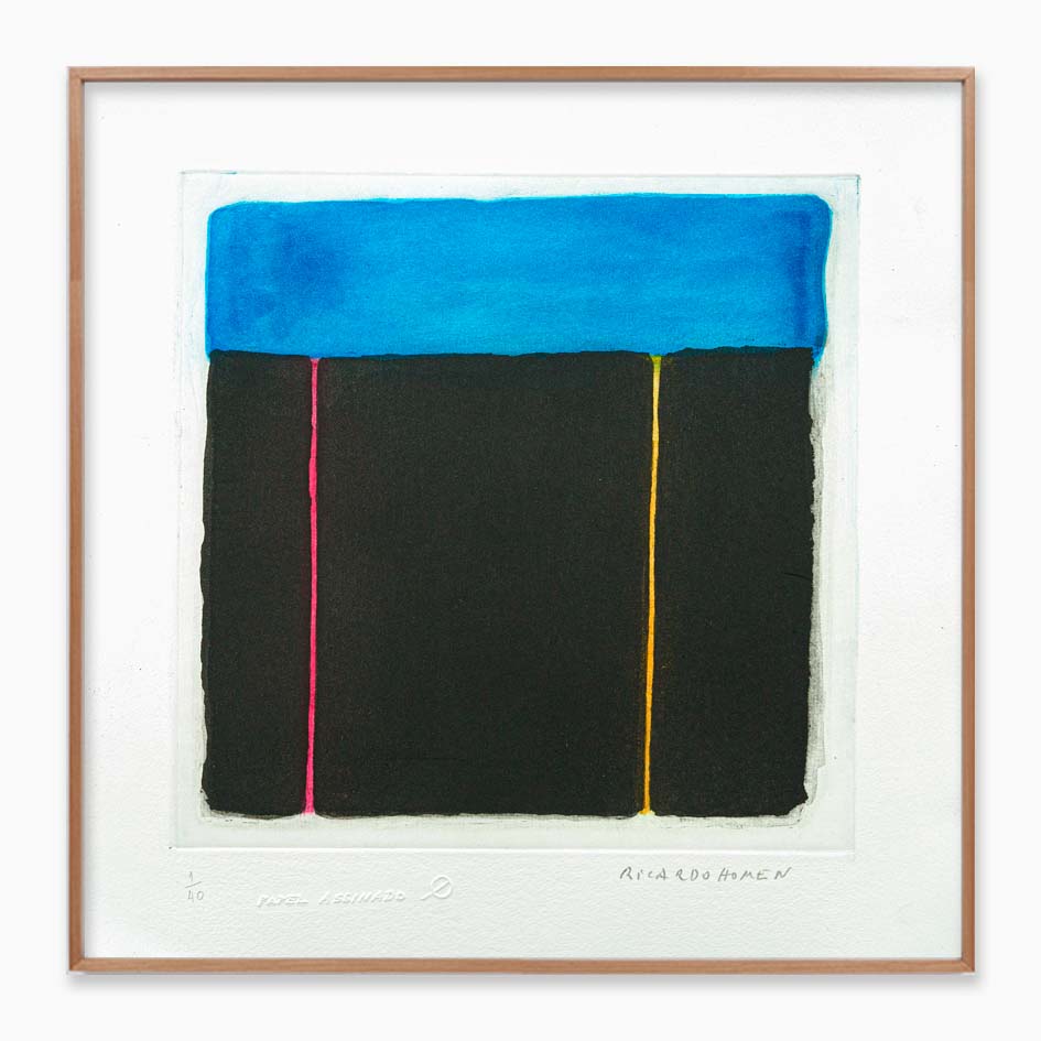 Ricardo Homen - Composição em azul