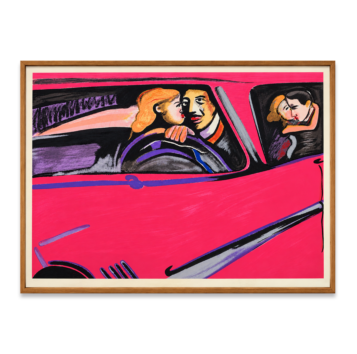 Rubens Gerchman – Carro rosa