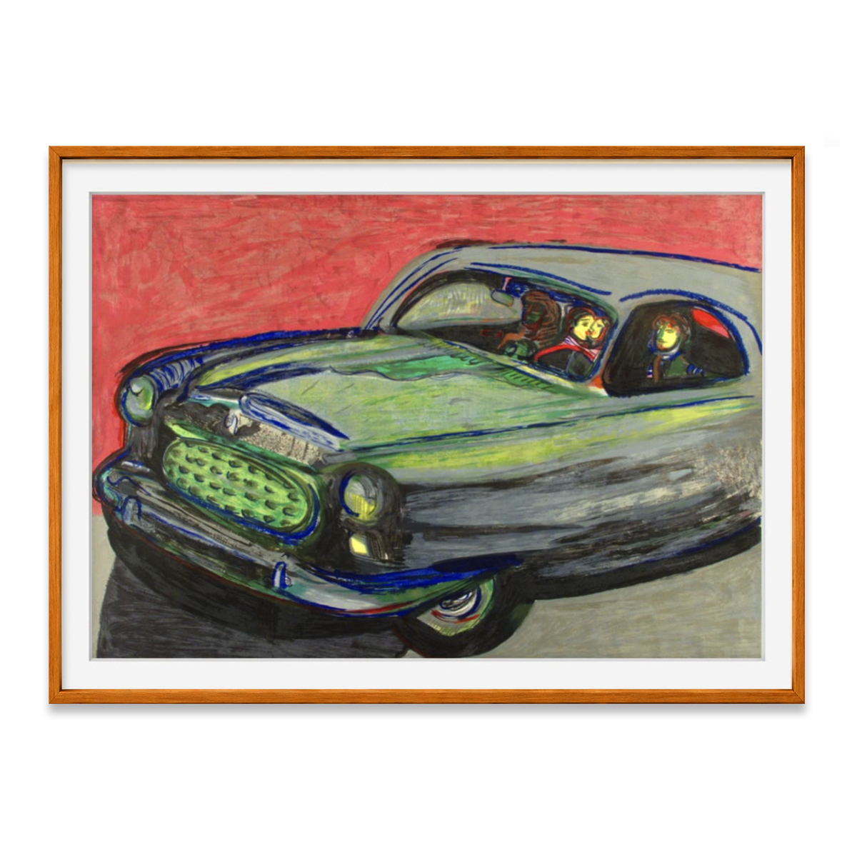 Rubens Gerchman – Beijo no carro