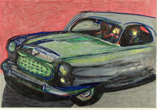 Rubens Gerchman – Beijo no carro