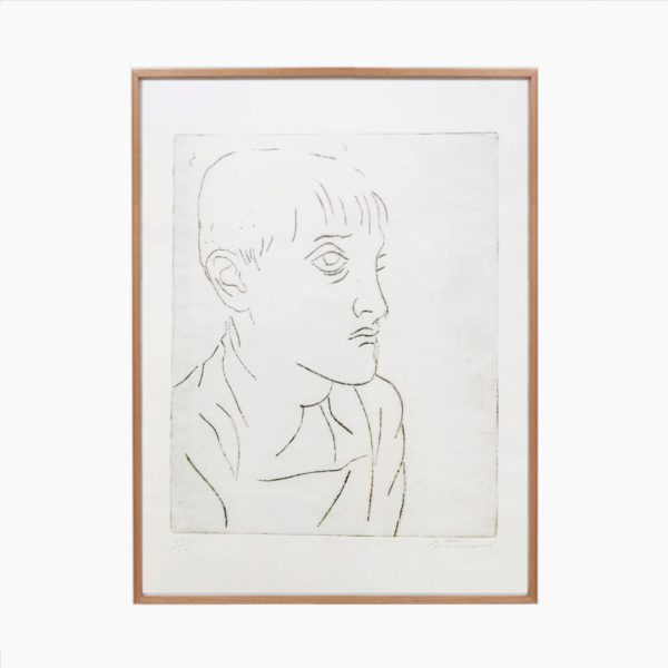 Candido Portinari - Retrato - Gravura em metal