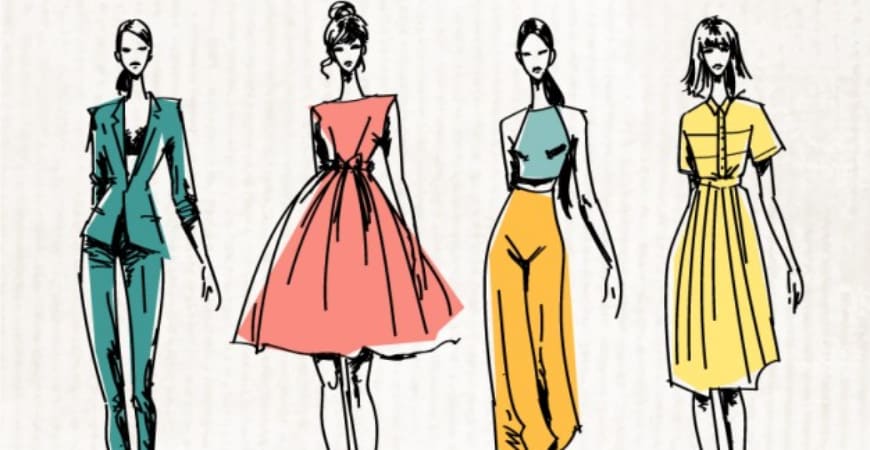 Estilistas famosos: lista com os ícones da moda + croquis