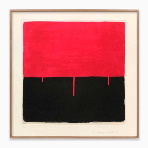 Ricardo Homen - Composição em vermelho e preto