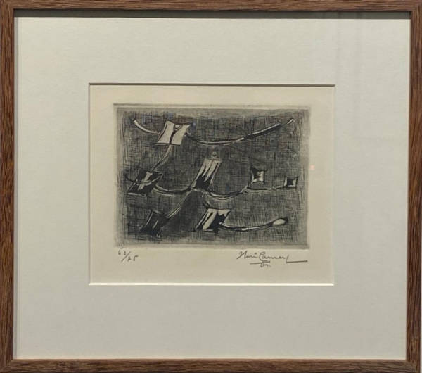 Iberê Camargo - Gravura em Metal 1963 - Image 2