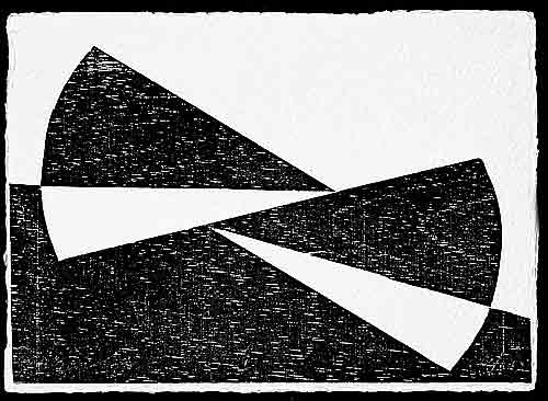 Sérvulo Esmeraldo. Sem Título, 1982. Xilogravura.
