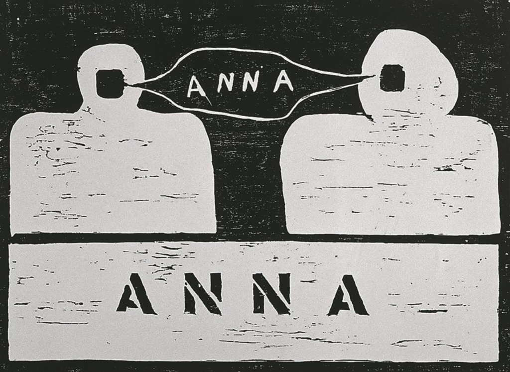 Anna Maria Maiolino. Anna, 1967. Xilogravura.