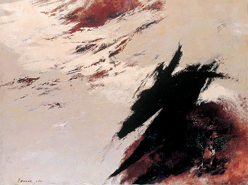 Sem título. Tomie Ohtake, 1960. Óleo sobre tela.