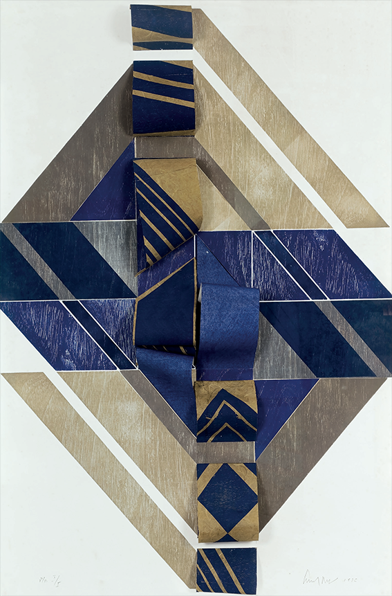 Emanoel Araújo. Gravura de armar, 1972. Xilogravura.